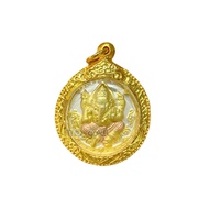Ganesha Pendant With A Frame (3 Kings) Wear With Gold Necklace Weight 3-
