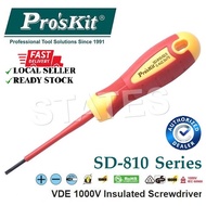 Pro'sKit SD-810 Series VDE 1000V Insulated Screwdriver (SD-810-P0/P1/P2/S2.5/S3.0/S4.0/S5.5/S6.5)