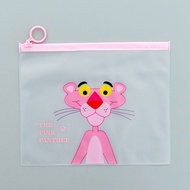 กระเป๋าซิปล็อค กระเป๋าดินสอน่ารัก กันน้ำ ลายพิ้งแพนเตอร์  Pink Panther