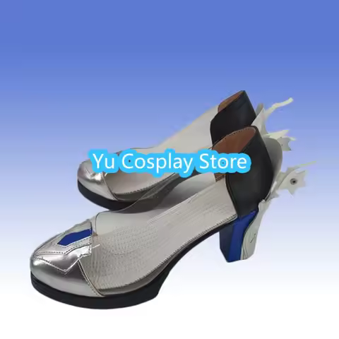 Yu Cosplay Store Genshin Impact Eula Spindrift Knight Cosplay Shoes Anime Cosplay Shoes Boots Hallow