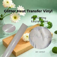 1 Cuộn Vinyl chuyển nhiệt dạng bọt lấp lánh/bóng lấp lánh/lấp lánh - Lấp lánh cho vải áo phông chuyể