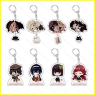 ST3 Bungo Stray Dogs Nakajima Atsushi Dazai Osamu Anime Character Merch Chibi Acrylic Keychain Bag C