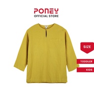 Poney Boys Mustard Blazing Yellow Long Sleeve Shirt | t3Q1 | FS
