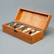 木製手錶收納盒 - 男士女士珠寶盒 - 個性化手錶存儲
