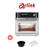 【Arlink】全能料理小當家 微電腦 智慧蒸氣氣炸烤箱 SB10 (員購)