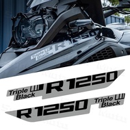 For bmw R1250GS Triple Black Edition Sticker R 1250 GS 2017-2021 40 YEARS GS Decal Accessories Water