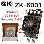 ZK 6001 แท้ 100% แอมป์ขับเบส TPA3255 300W*2 DC18-50v แอมป์แยกซับ แอมป์ขับซับ แอมป์จิ๋ว6001 zk6001 ย้