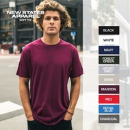 Kaos Polos Cititex New States Apparel Soft Tee 3600 Cotton Combed 30s