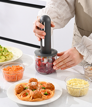 【400ml】電動絞肉機 2刀絞肉機 多功能電動絞肉機 嬰兒輔食機 食物處理器 攪肉 絞肉 壓碎 蒜蓉器 切辣椒碎 攪碎器 切碎粒 打邊爐辣椒醬蘸碟必備