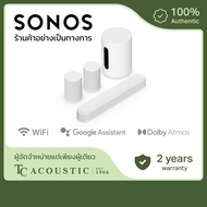 5.1 Sonos Beam Gen 2 Soundbar with Era 100 Pair and Sub Mini - Dolby Atmos Smart Wireless Home Theat