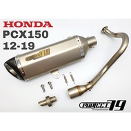 Project 79 Full System Exhaust PCX150 All Years Honda Ekzos PCX Stainless Steel Hybrid Project79 Ekz