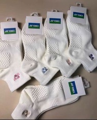 YONEX 純白色襪子 短襪 刺繡logo 10雙裝
