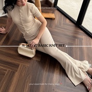 47 / 47 Basic Knit Set | Daybydate | CAN BE PURCHASED ONESET UNIT/ | Women's One Set Women's One Set