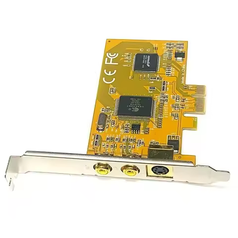 2 PORTS AV Svhs PCIE X1 878A Capture Card PCI-E 878 Sonography Medical Image Terminal Connector Vide