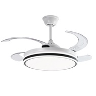 HAISHI8 Fan With Light Bedroom Inverter With LED Ceiling Fan Light Simple DC Power Saving Ceiling Fan Lights