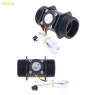 Picbliss DN40 DN50 Water Flow Sensor Hall Flowmeter Meter Counter Instrument Measurement