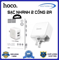 CỐC SẠC CỦ SẠC NHANH 2 CỔNG 2A HOCO C54 - CỐC SẠC NHANH HOCO BẢO VỆ PIN