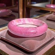 No.250 南美薔薇輝石手鐲 玫紅 53.5mm圈口 雲彩紋 玫瑰石 手環