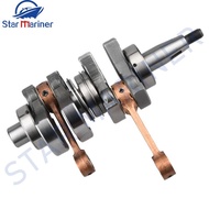 SALE 6B4-11400-00 CRANKSHAFT ASSY for Yamaha Outboard Motor 2 Stroke 9.9HP 15HP Parsun T15D 6B4-1140