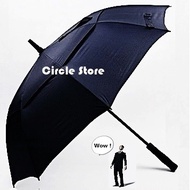 Giant Big Black Storm Large Stick Umbrella
