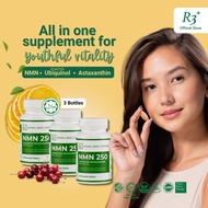 [HALAL] NMN 250 60 chewable tablets 3-in-1 (NMN,CoQ10,Astaxanthin) value pack