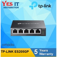 TP-Link ES205GP Omada 5-Port Gigabit Easy Managed Switch with 4-Port PoE+