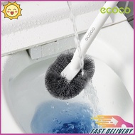 Ecoco Toilet Bowl Brush Wall-mounted extended handle Deep Cleaning under Rim Toilet Cleaner Scrubbe