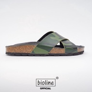 Dép Đế Trấu BIOLINE Official Quai Chữ X Camo Rằn Ri - Mã R03