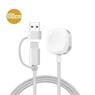 USB & Type-C cổng kép Cáp sạc từ cho Apple Watch Dòng 8 7 6 5 4 3 2 SE siêu PD Cáp sạc nhanh cho iWa