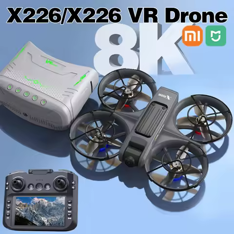 New Xiaomi Drone X226/X226VR Drones 8K Profession HD Wide Angle Camera WiFi FPV RC Helicopter Large