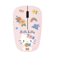 HELLO KITTY花朵無線滑鼠 USB滑鼠 電腦週邊 文具用品 事務用品 生日禮物（現貨出清）