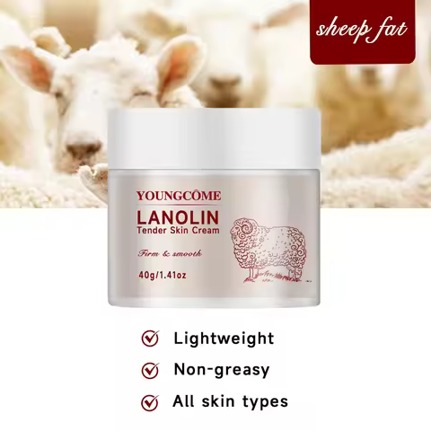 100% Pure Lanolin Cream for Dry & Itchy Skin, Cracked Lips, Breastfeeding, Baby Care, Moisture-Rich,