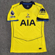 เสื้อฟุตบอลทอตแนมฮอตสเปอร์ส ฤดูกาล 2025 แขนสั้น ทรงสลิมฟิต วัสดุโพลีเอสเตอร์ ระบายความชื้นได้ดี เสื้
