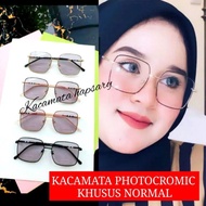 FRAME KACAMATA PHOTOCROMIC ( NORMAL ) | KACAMATA WANITA 9691 |