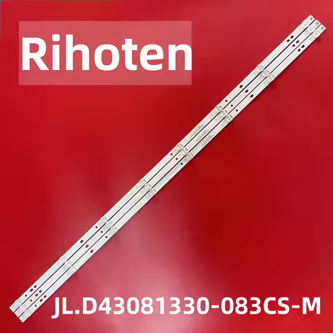 New LED Backlight Strip 8Lamps JL.D43081330-083CS-M E469119 For LC430DUY-SHA1/F43D7000K T43D16SF-01B