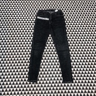 Women's black straight-leg jeans DJ112