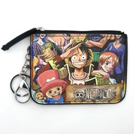 Anime One Piece Luffy Nami Tony Tony Chopper Ezlink Card Pass Holder Coin Purse Key Ring