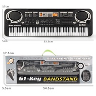 ]Đàn Piano Đàn Điện Tử 61 Phím Kèm mic Cho Bé Đàn Organ - PDBT51