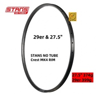 STANS NO TUBE ZTR Crest MK4 RIM 29" 29er 27.5" 32H - Gravel and XC tires up to 2.3” - Rim 32hole