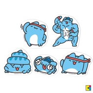 [Cat Cat Bug-Kabo] CAPOO RUN Waterproof Sunscreen Sticker 2