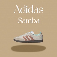 [กล่องเดิม]adidas originals Gazelle Samba เป็นแฟชั่น สะดวกสบาย รองเท้าหญิง forum low รองเท้าลำลอง รองเท้าเดิน รองเท้าผู้ชาย