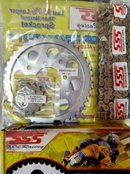 SSS RACING CHAIN AND SPROCKET KIT SET FOR SUZUKI RAIDER 150 FI/CARB TYPE 428SB-130L 14t-39t/40t/41t/
