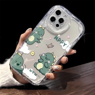 SOFTCASE SILICON CASING MELTING CLEAR SHOCKPROOF DINO FOR OPPO A98 A1K A3S A5S A12 A15 A16 A16K A16E