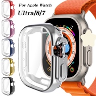Screen Protector For Apple Watch Case 49mm 45mm 41mm 44mm 40mm TPU bumper Cover 42mm 38mm accessories for Apple watch series 8 7 SE 6 5 4 3 2 1 Ultra