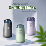 Waterless&amp;Wireless Aroma Diffuser Essential Oil Nebulizing Diffuser for Aromatherapy use for Car Room SPA Gift