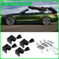 8Pcs 54377187747 Car Roof Molding Convertible Roof Hinge Cover Clip Buckle Fixing Assembly For BMW 3