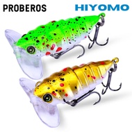 PROBEROS 1PCS Bionic Insect Popper Fishing Lures 4cm 4.2g Simulation Hard Lure Cicada Bass Baits Fis