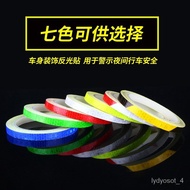 🚢Shopkeeper Recommended Mountain Bicycle Sticker Car Outline Reflective Sticker Luminous Equipment Bicycle Motorcycle Ac