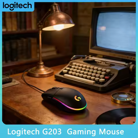 Logitech G203 Gaming Mouse 1000Hz Polling Rate for Fast Gamers
