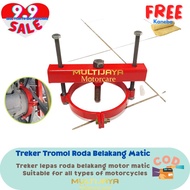 Rear Wheel Drum Tracker for Automatic Motorcycles | Wheel Drum Removal Tool